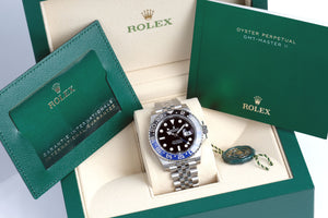 Rolex 2023 NEW SS 126710BLNR GMT-Master ll "Batgirl" w/ Original Rolex Box & Warranty Card