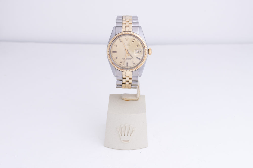 Rolex Datejust Champagne Wide Boy Dial circa 1974 AW26561