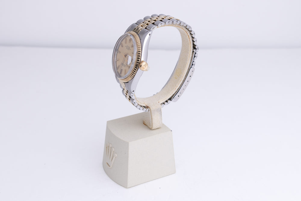 Rolex Datejust Champagne Wide Boy Dial circa 1974 AW26561