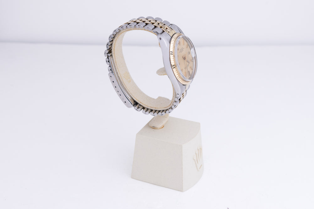 Rolex Datejust Champagne Wide Boy Dial circa 1974 AW26561